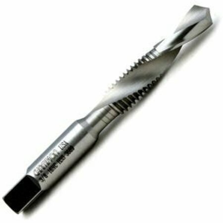 CHAMPION CUTTING TOOL 1/2in-13 - DT22 Combination Drill & Tap, 13 TPI Threads per Inch, 118 degrees Point, 2 Flute, HSS CHA DT22-1/2-13